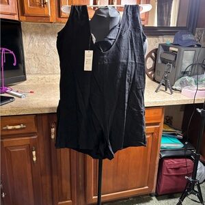 Cupshe Black Sleeveless Jumpsuit